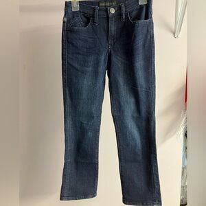 Rock & Republic Women’s Denim Jeans, Size 2, Straight Cut, Dk Blue